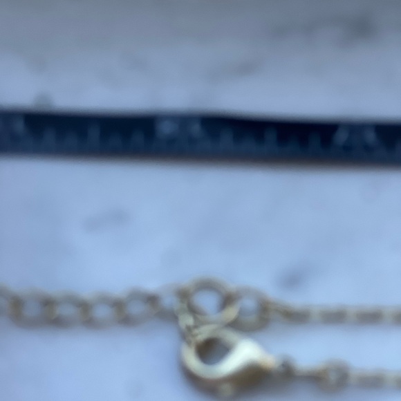 DECORATIVE GOLD TONE LONG NECKLACE WITH CRYSTALS and RHINESTONES and BEADS - Picture 8 of 10